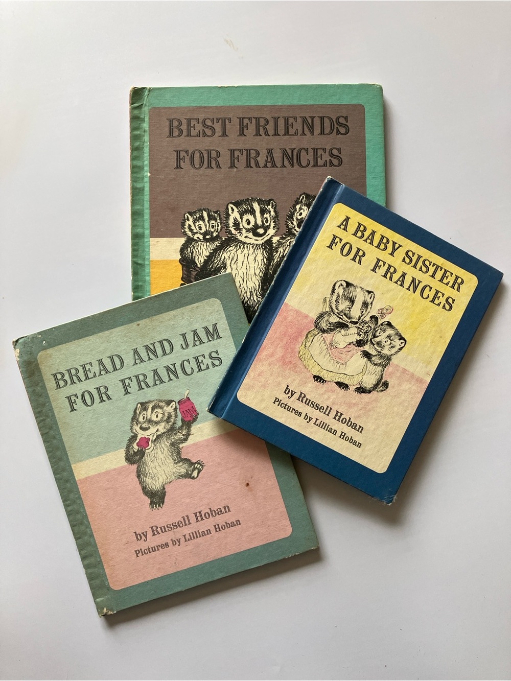 Set Of 3 Vintage 1960’s Russell Hoban Hardback Children's Books Frances